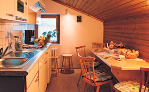 Appartement Dachstein, Küche